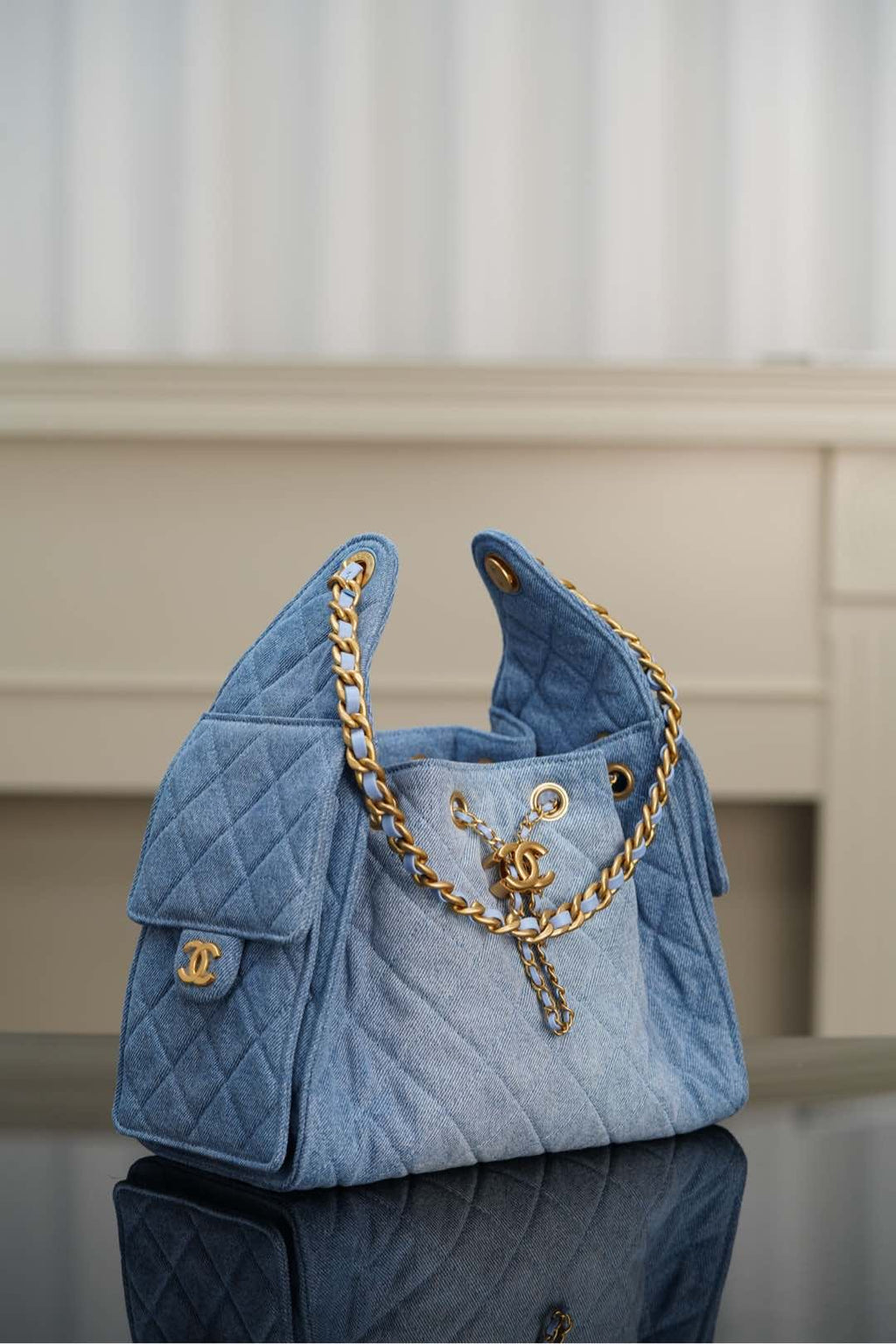 CHANEL small hobo bag