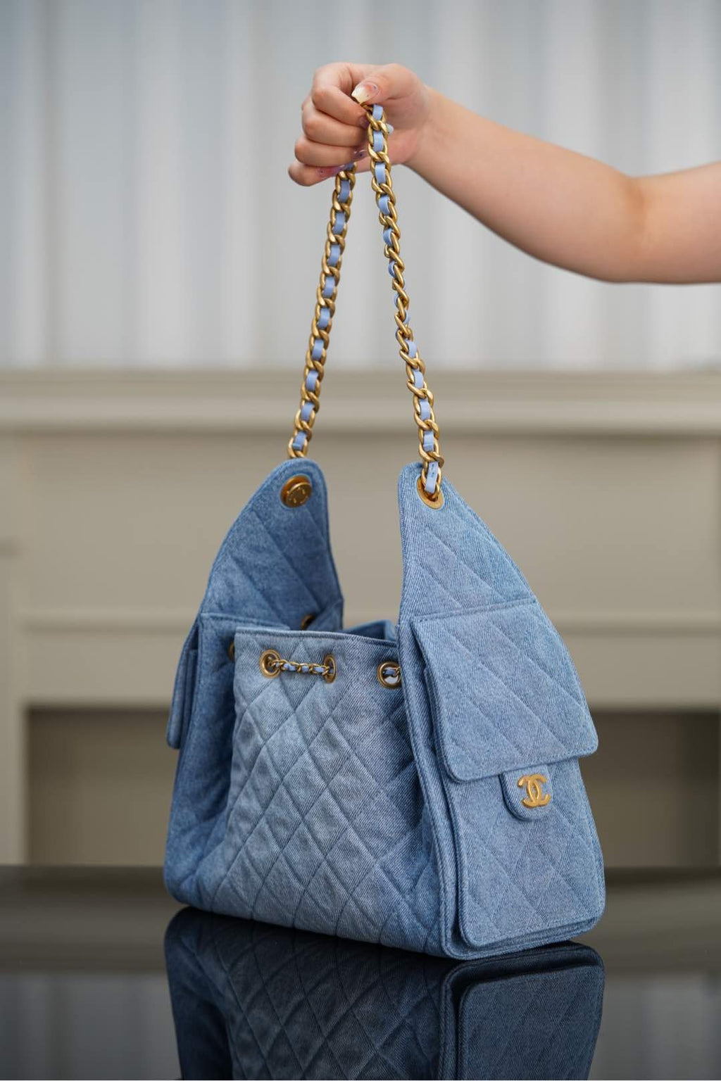 CHANEL small hobo bag