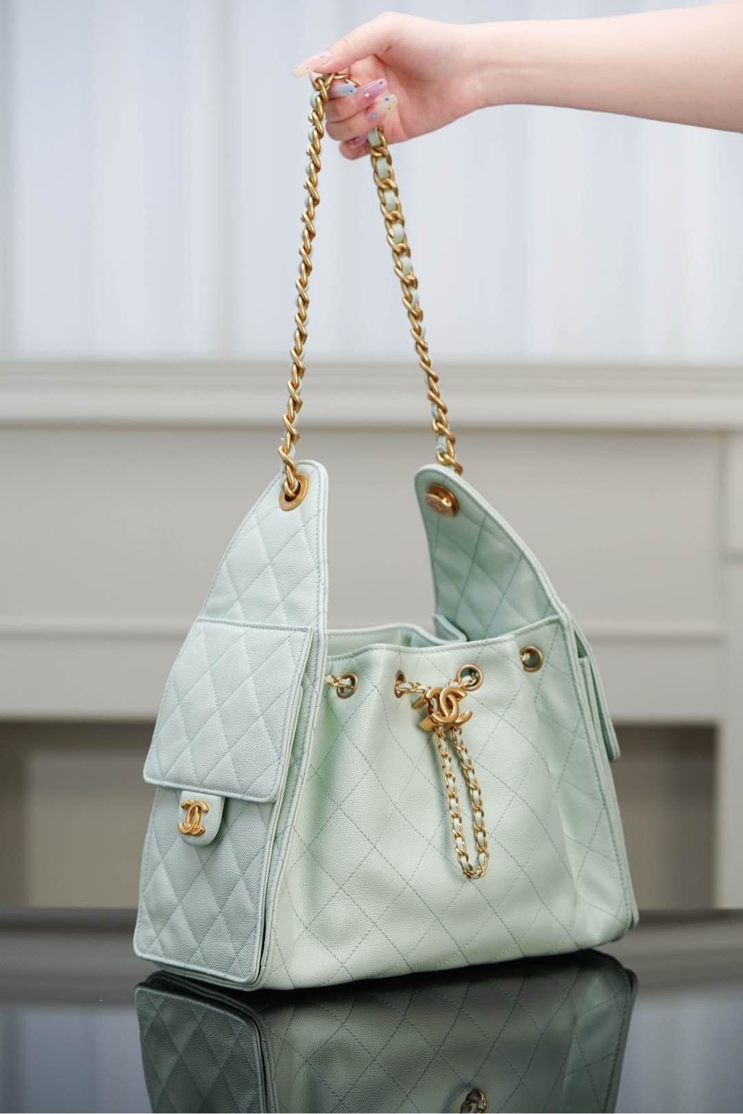 CHANEL small hobo bag