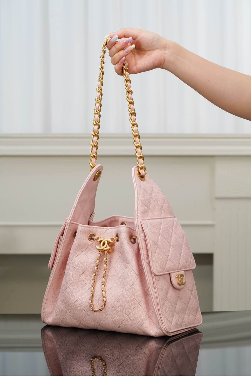 CHANEL small hobo bag