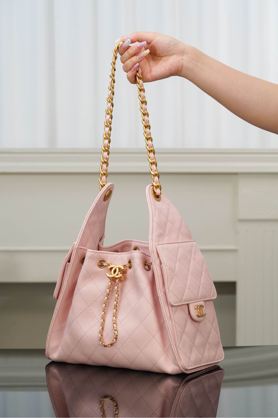 CHANEL small hobo bag