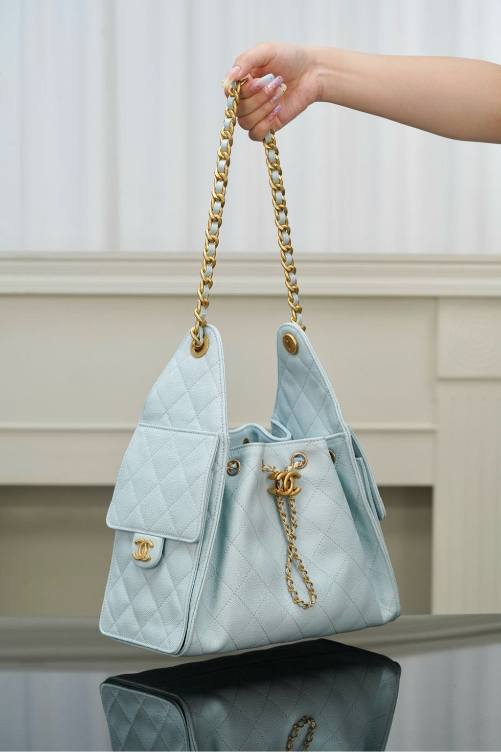 CHANEL small hobo bag