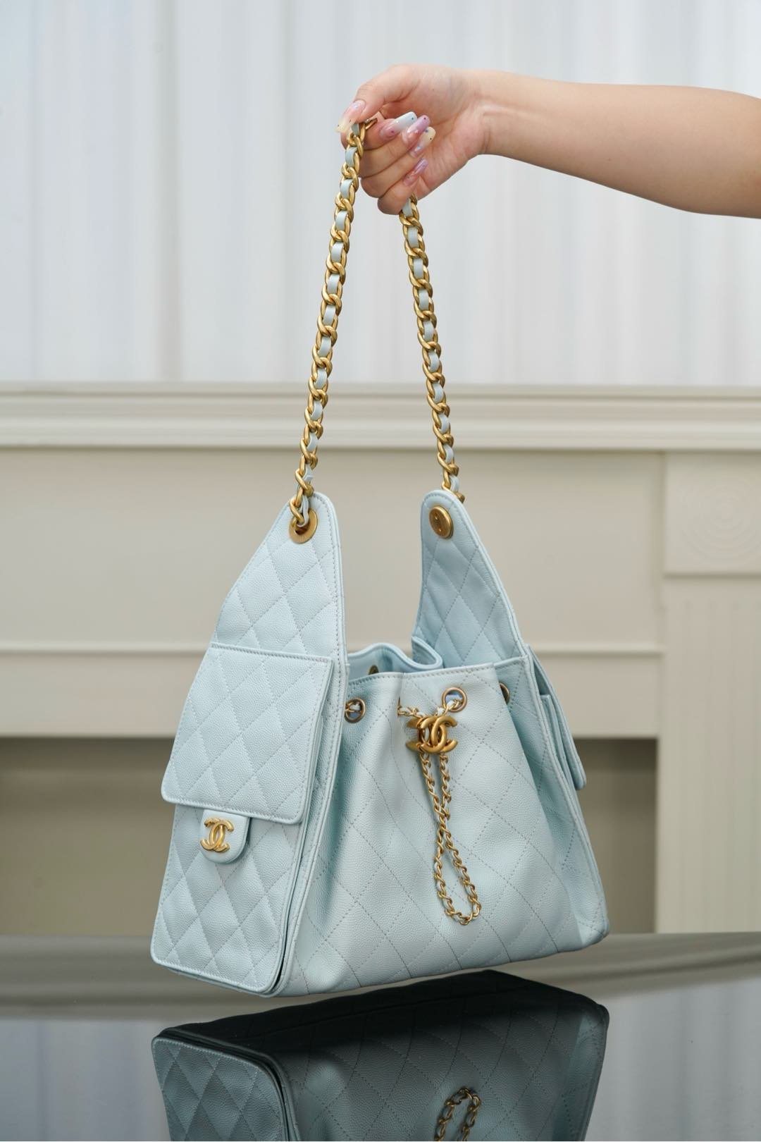 CHANEL small hobo bag