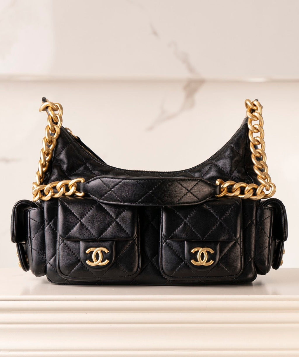 CHANEL 25c hippie hobo bag