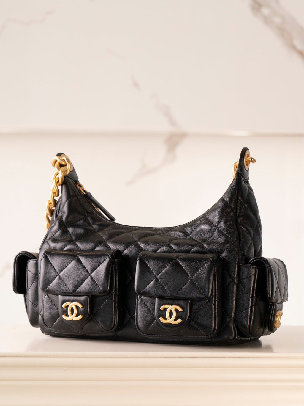 CHANEL 25c hippie hobo bag
