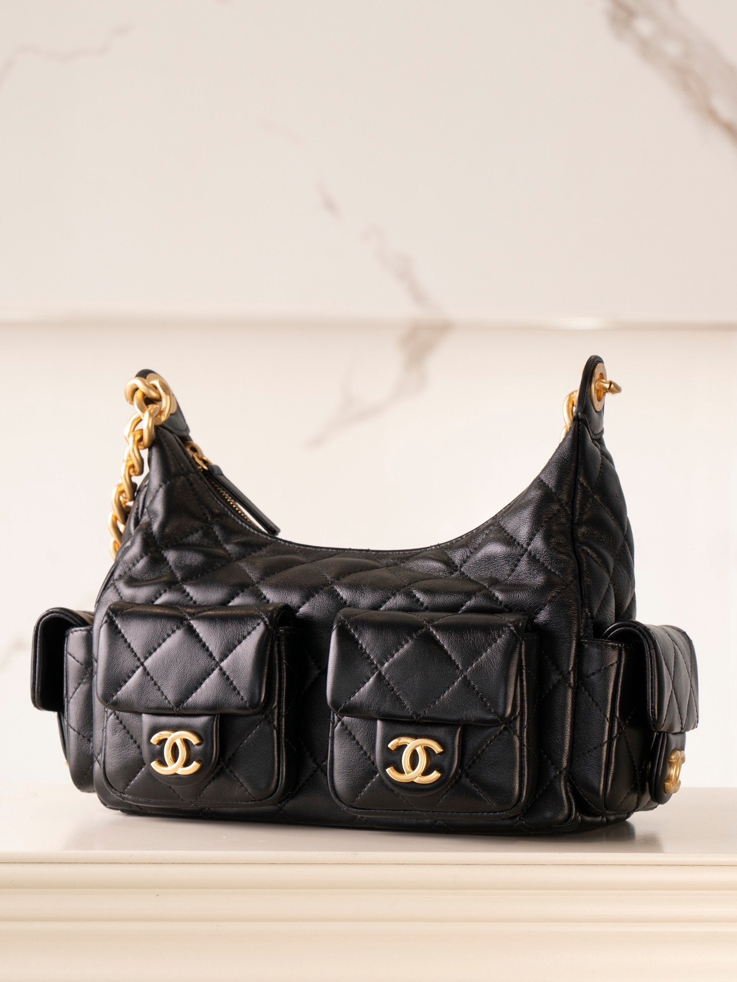 CHANEL 25c hippie hobo bag