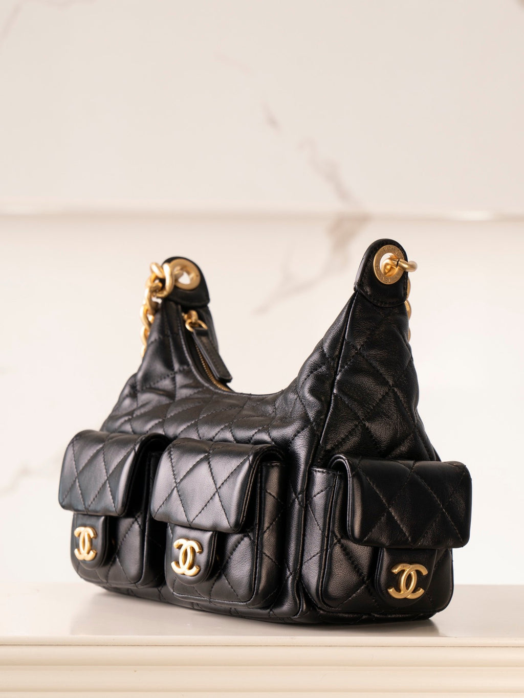 CHANEL 25c hippie hobo bag