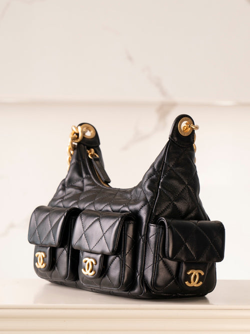 CHANEL 25c hippie hobo bag