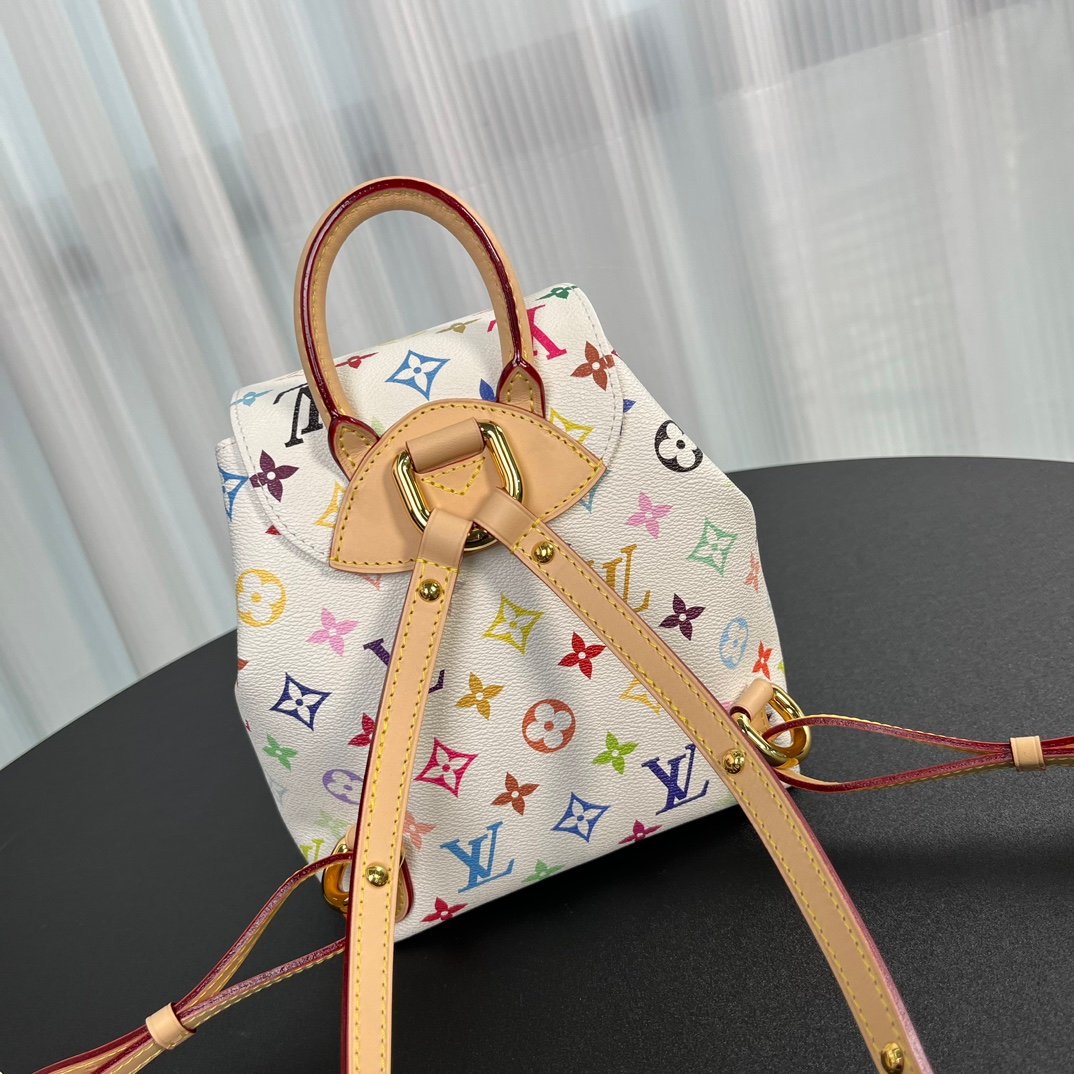 LV White Tricolor Shoulder Bag