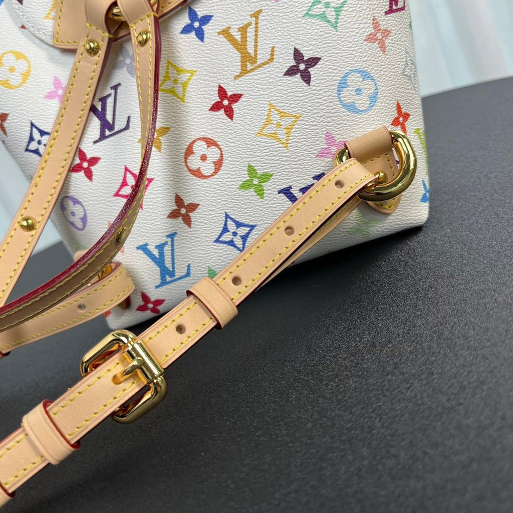 LV White Tricolor Shoulder Bag