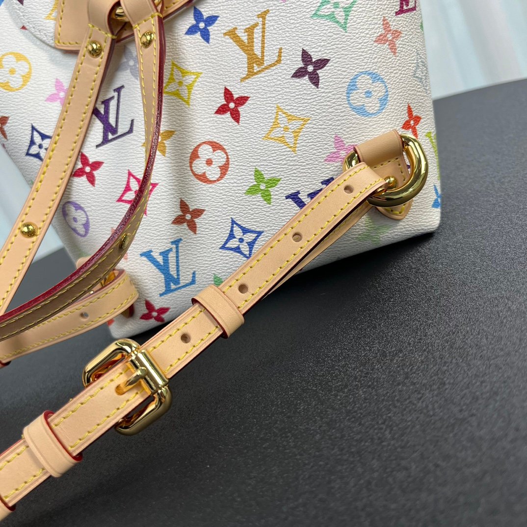 LV White Tricolor Shoulder Bag