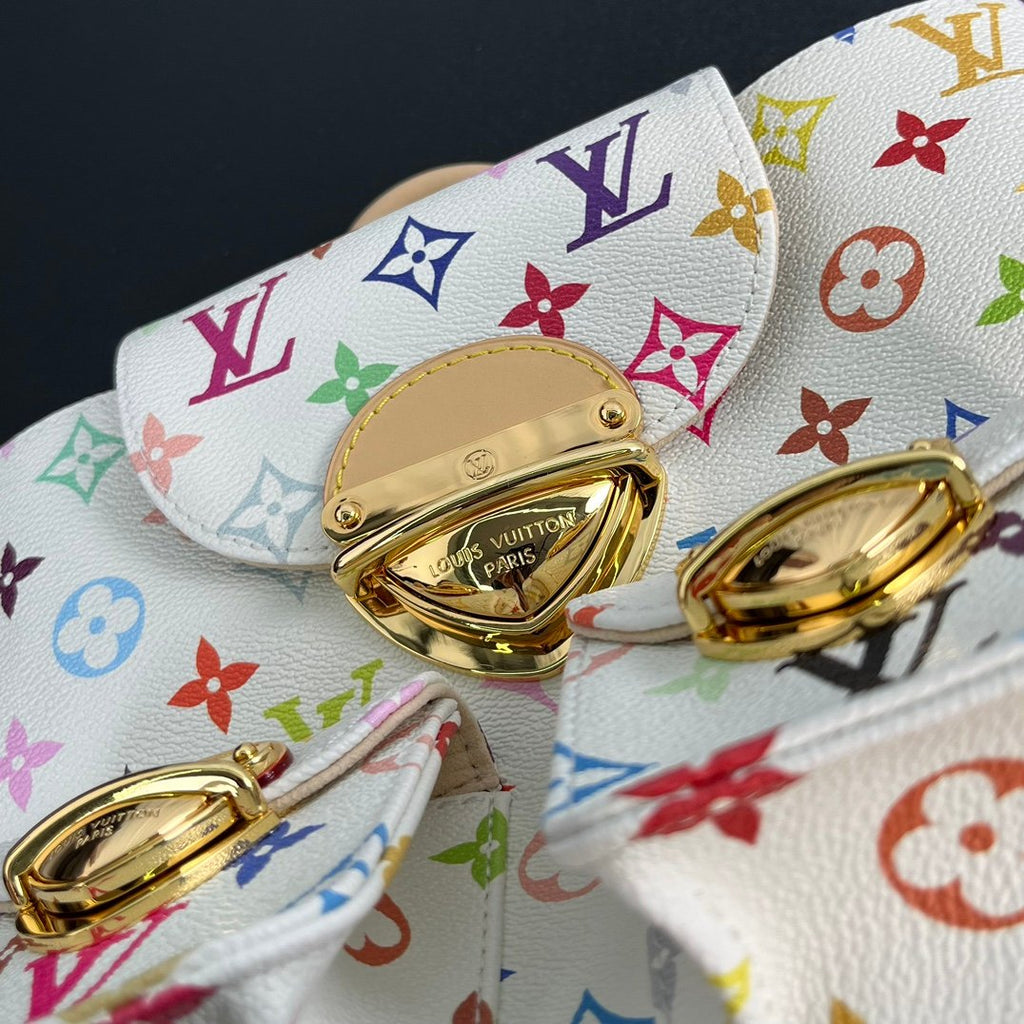 LV White Tricolor Shoulder Bag