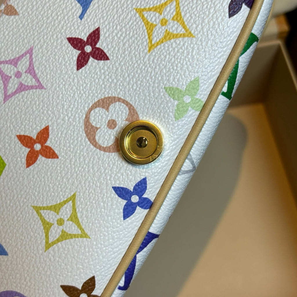 LV White Tricolor Nano Diane